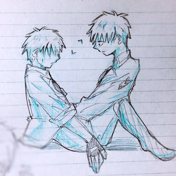 HTF擬人化 アナログ落書き③