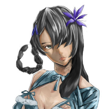 石田スイ先生のキャラを厚塗りで描いてみた