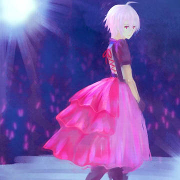 ナナライの赤いドレス