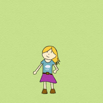 The girl
