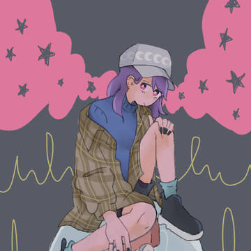 お友達の絵を私なりにかいたやつ