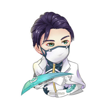 Quillen x Amily Chibi