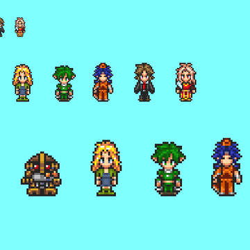 サガフロのドット絵