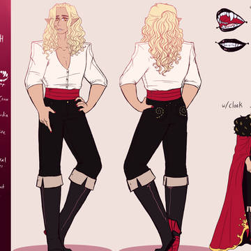 Andric Cruor Reference Sheet