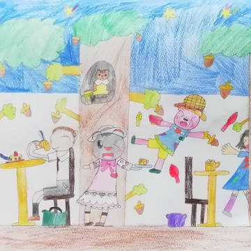 森の中のレストラン