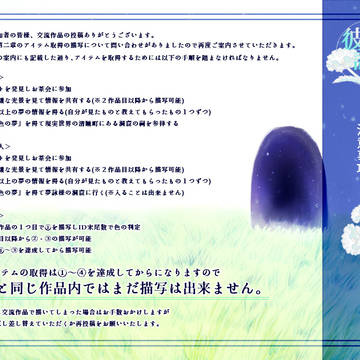 【彼誰】アイテム取得の描写について【公式】
