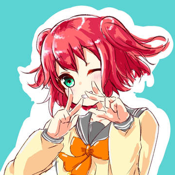 ダブルピース。