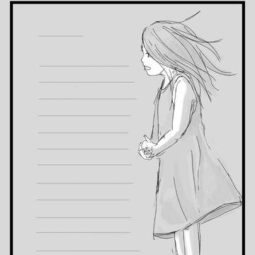 女の子便箋