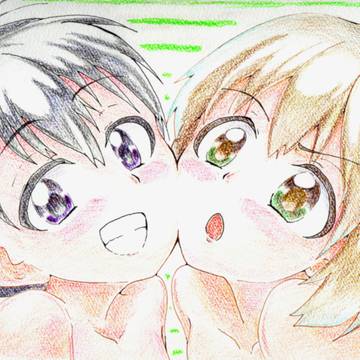 ほっぺた合わせ