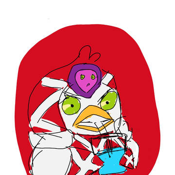 绯红鸡王
