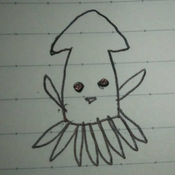 プロフ画用のいかさん