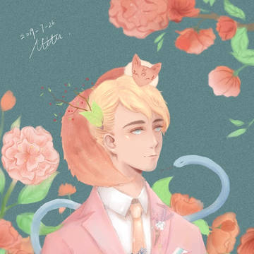 花与男