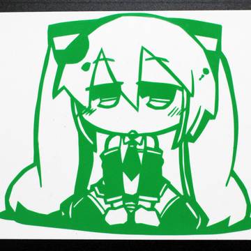 【切り絵】初音ミク(みくちゃんを切ってみた) No.73