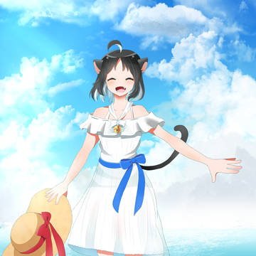 海と猫