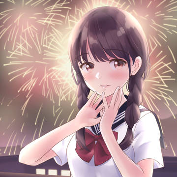 後夜祭、屋上で