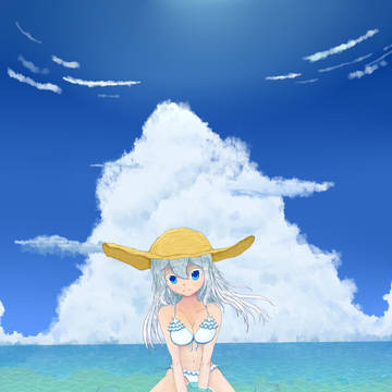 海辺で過ごす夏
