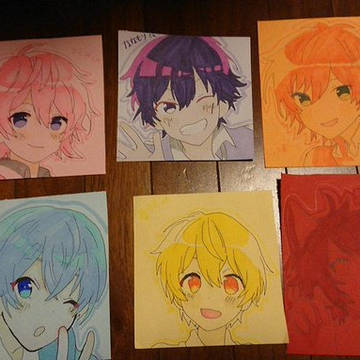 初描き