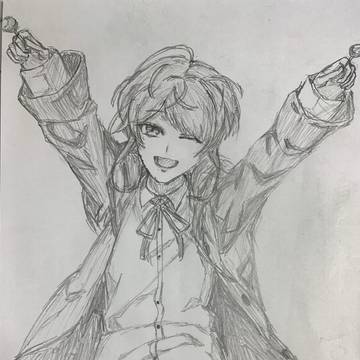 深夜テンションで飴村乱数描いただけ