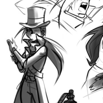 The Hunter sketches