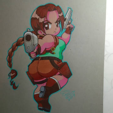 Chibi Thick Lara Croft