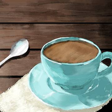 朝のお茶
