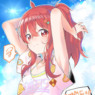 ポニテが結えない小宮