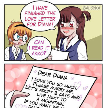 love letter for diana