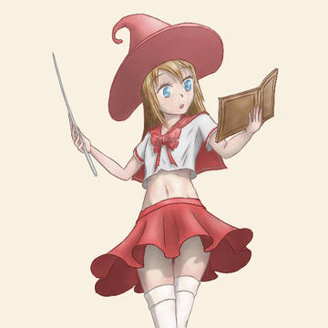 【随筆】魔法の練習中の女の子~