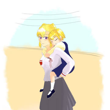 Mitsuba and Aoi