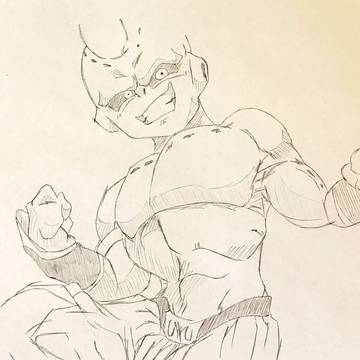 模写 魔人ブウ