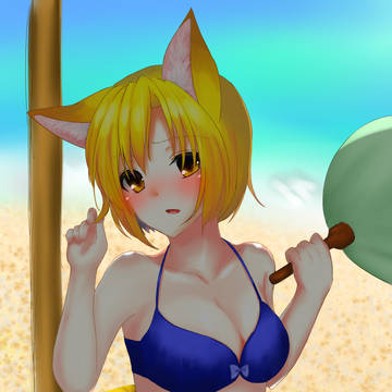 涼しげ藍様