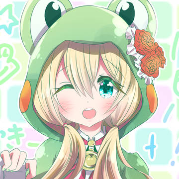 ラキぴょこ誕生日絵