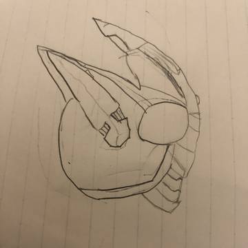 仮面ライダーブレイドキングフォーム横顔