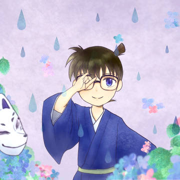 6月の紫陽花（和パロ）