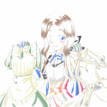 ダヴィンチちゃん着色後