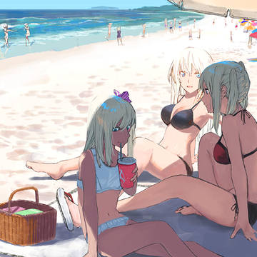 夏艦これ絵