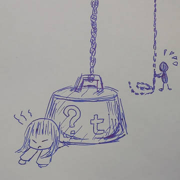 謎の重圧