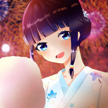 富士葵ちゃんと浴衣デート