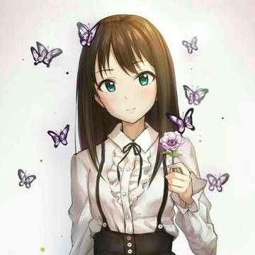 Girl butterfly