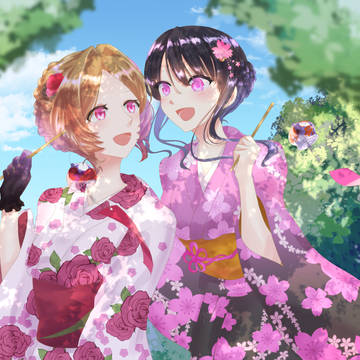 オリ卒 麗夭さんと浴衣