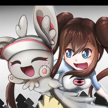 絵を描く縛りポケモンW2_チラーミィのちらっちぃ