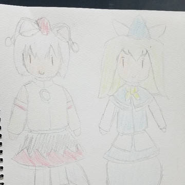 椛と魅魔