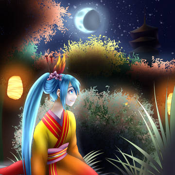Miku's Kyoto Kimono