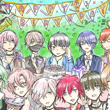 近藤さんお誕生日おめでとうございますイラスト2019