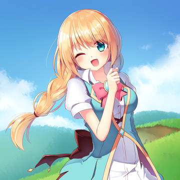 ミントグリーンのゆるふわ女の子！！！