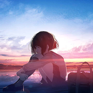 夕暮れに