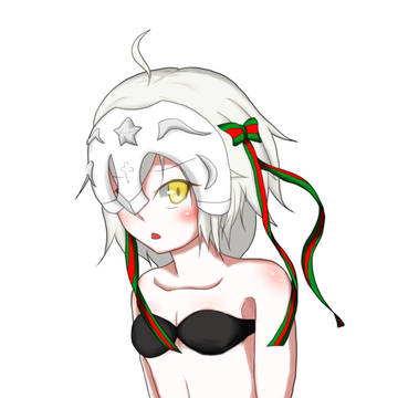 ジャンヌ・ダルク・オルタ・サンタ・リリィ落書き