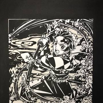 【切り絵】竈門炭治郎【鬼滅の刃】