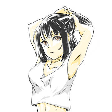 おなか描きたかった