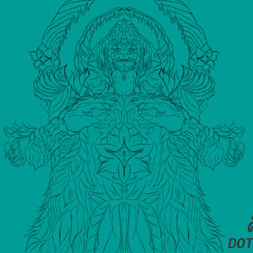 DOTA2 Olacle (Pen mouse drawing)